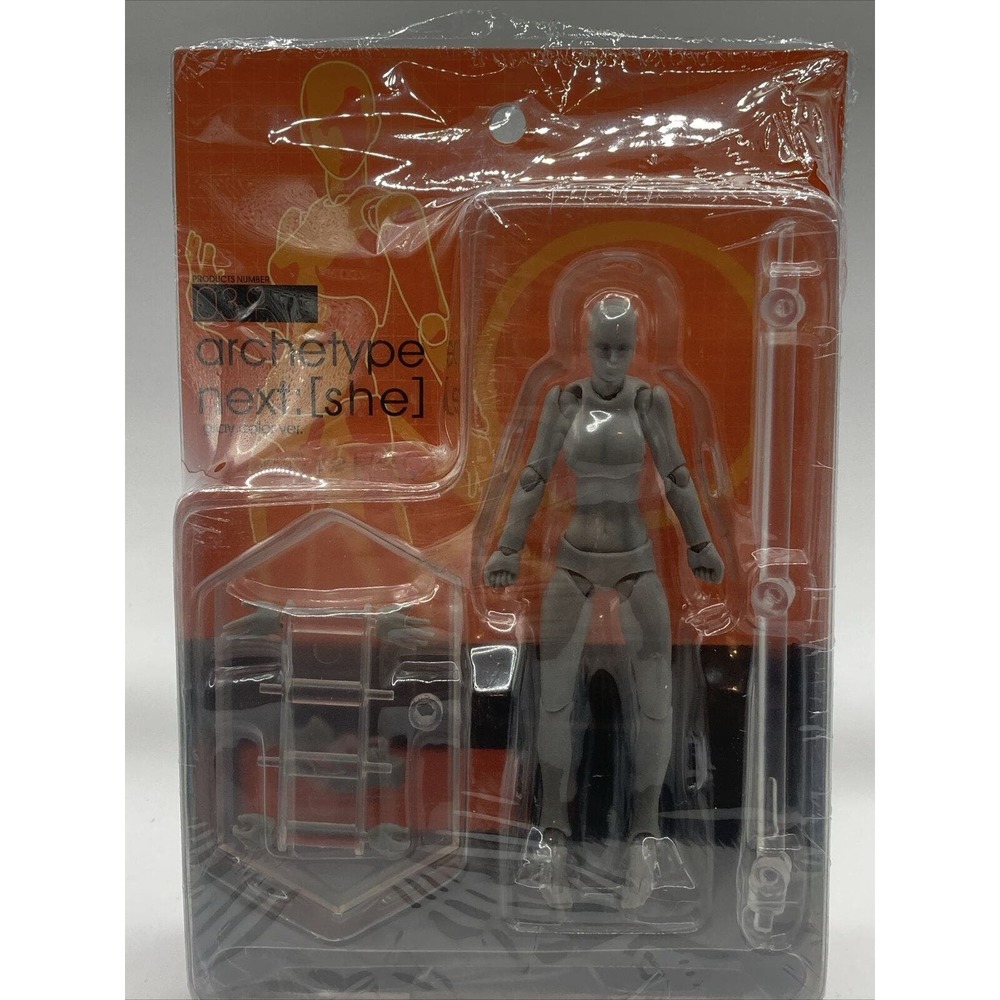 Max Factory Figma - Archetype Next: [HE & SHE] 03 Gray - Lot 2 Figures Together